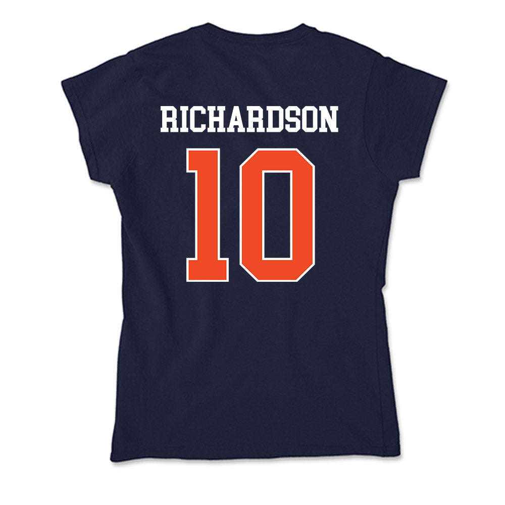 Auburn - NCAA Women's Basketball : Sania Richardson - Classic Shersey Soft Style Women’s T-Shirt-1