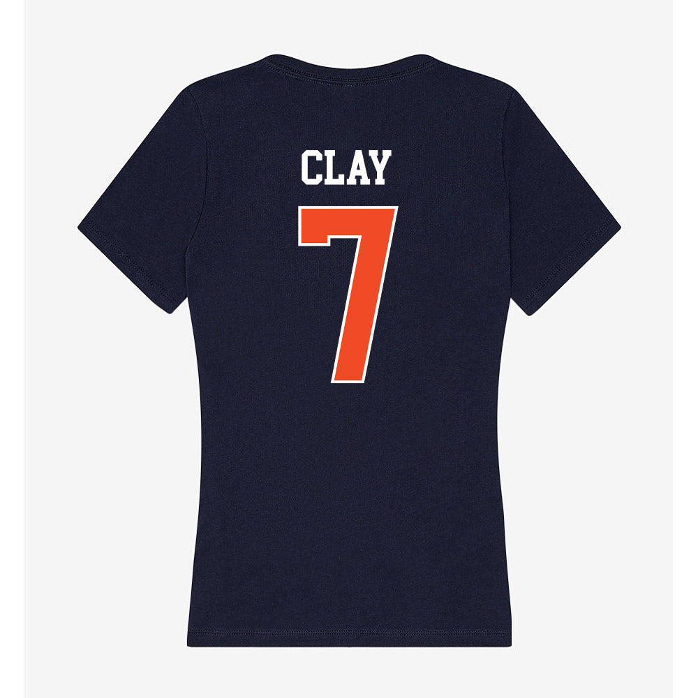 Auburn - NCAA Baseball : Todd Clay - Classic Shersey Women's V-Neck T-Shirt-1