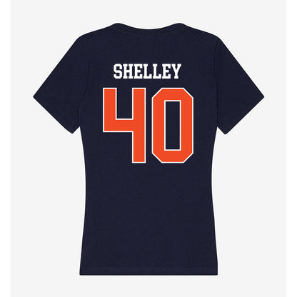 Auburn - NCAA Baseball : Wade Shelley - Classic Shersey Women's V-Neck T-Shirt-1