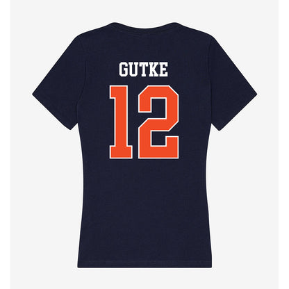 Auburn - NCAA Women's Volleyball : Emma Gutke - Classic Shersey Women's V-Neck T-Shirt-1
