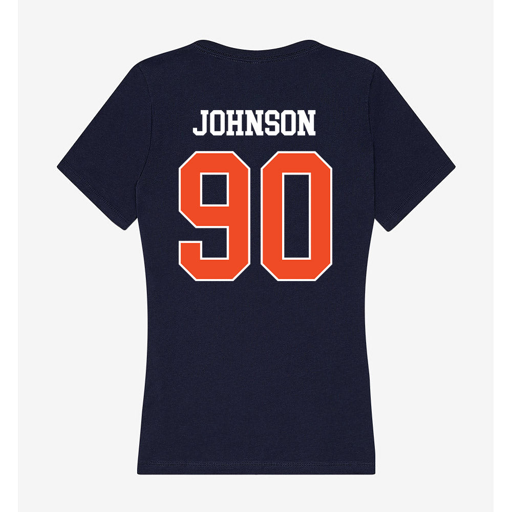 Auburn - NCAA Football : Nathan Johnson - Classic Shersey Women's V-Neck T-Shirt-1