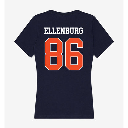Auburn - NCAA Football : Jack Ellenburg - Classic Shersey Women's V-Neck T-Shirt-1