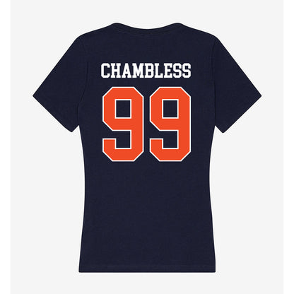 Auburn - NCAA Women's Volleyball : Greer Chambless - Classic Shersey Women's V-Neck T-Shirt-1