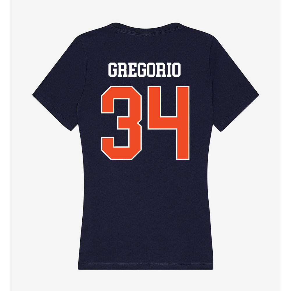 Auburn - NCAA Baseball : Logan Gregorio - Classic Shersey Women's V-Neck T-Shirt-1