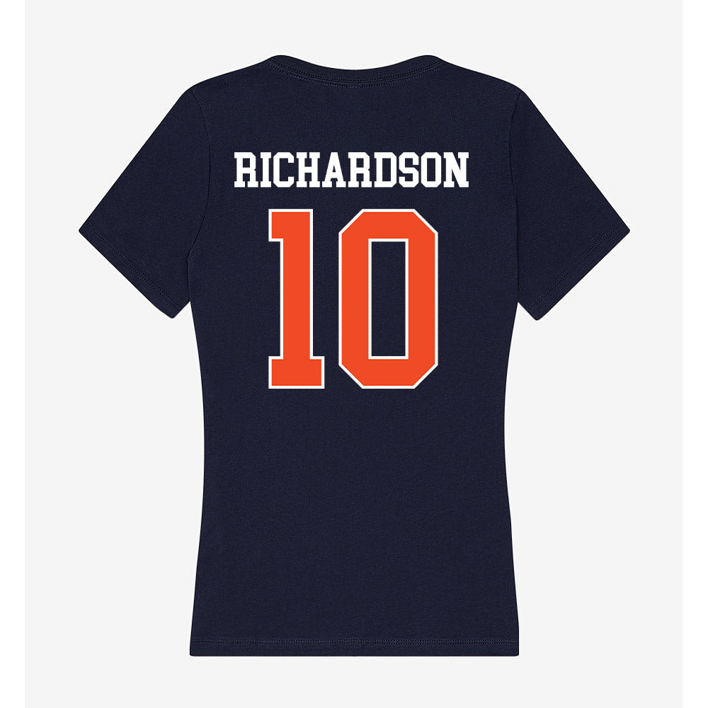 Auburn - NCAA Women's Basketball : Sania Richardson - Classic Shersey Women's V-Neck T-Shirt-1