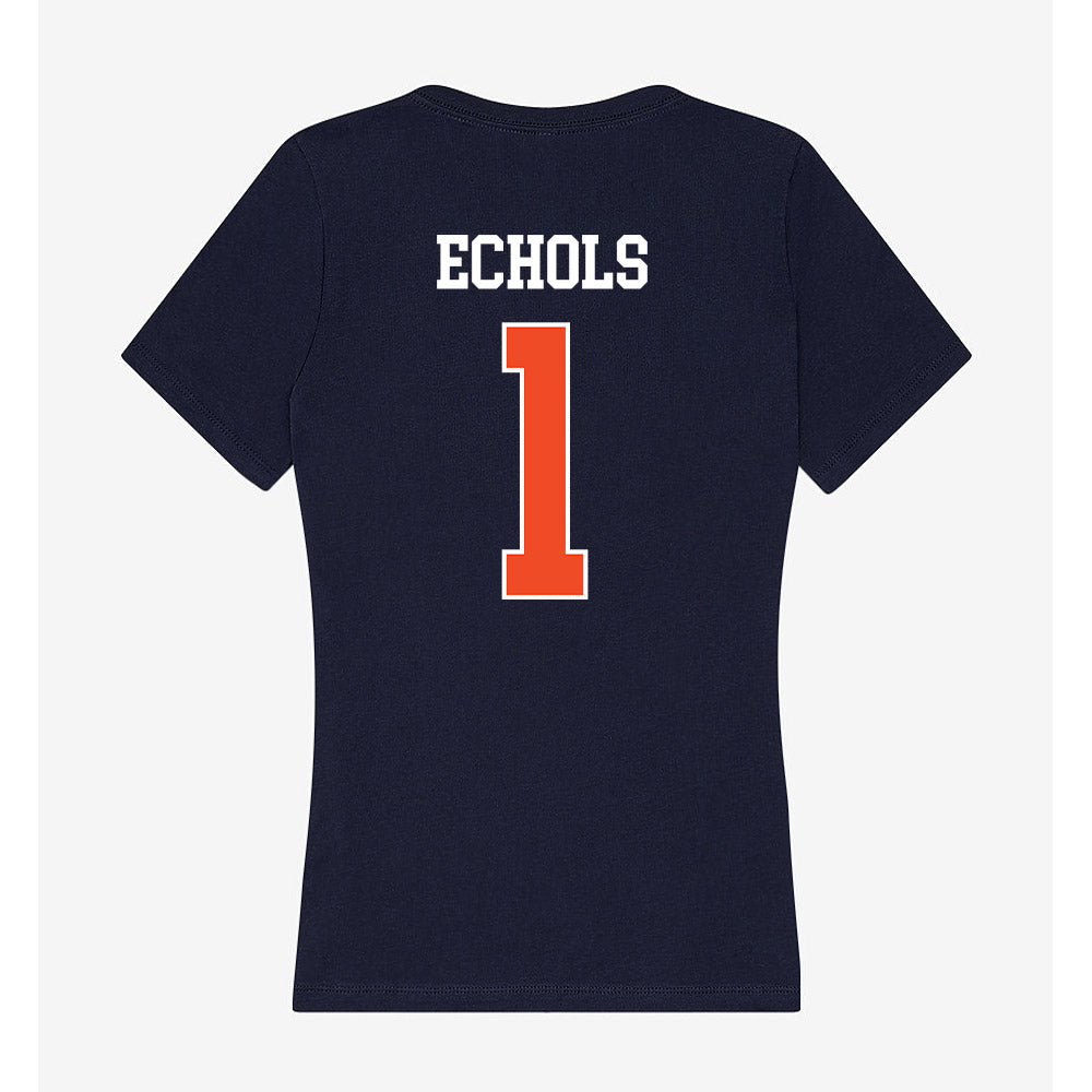 Auburn - NCAA Football : Jonathan Echols - Classic Shersey Women's V-Neck T-Shirt-1