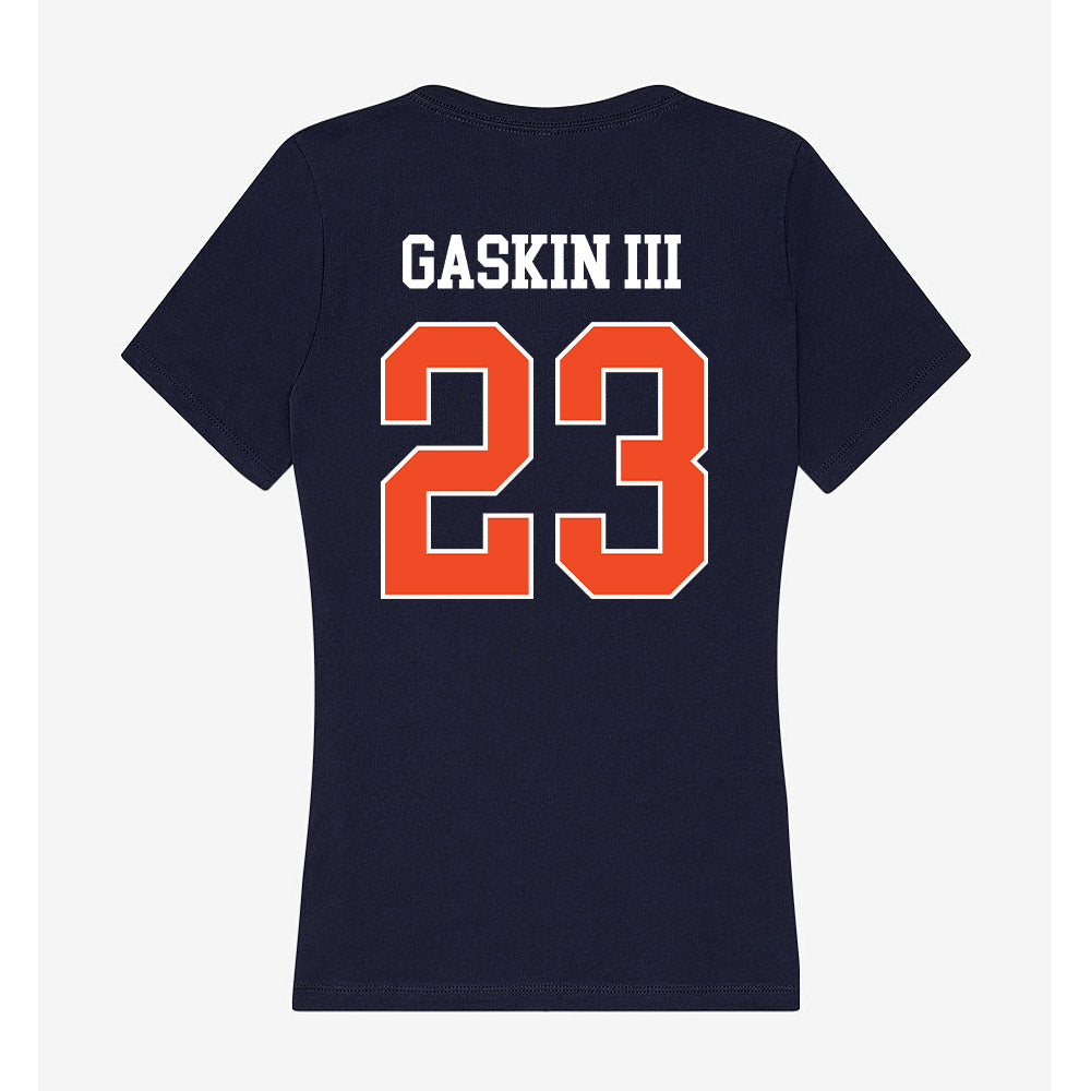 Auburn - NCAA Football : Fred Gaskin III - Classic Shersey Women's V-Neck T-Shirt-1