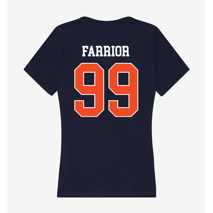 Auburn - NCAA Football : Saint Farrior - Classic Shersey Women's V-Neck T-Shirt-1