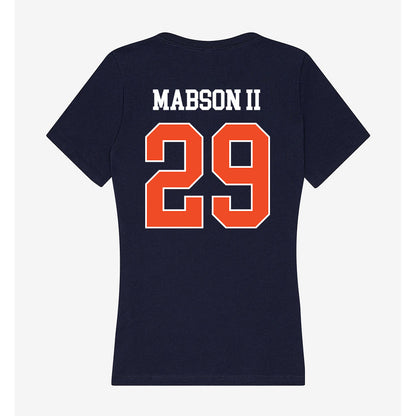 Auburn - NCAA Football : Omar Mabson II - Classic Shersey Women's V-Neck T-Shirt-1