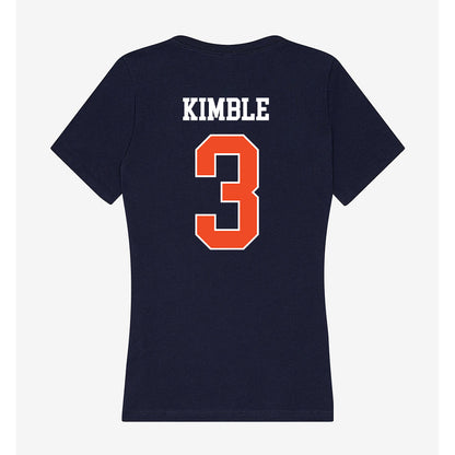 Auburn - NCAA Men's Basketball : George Kimble - Classic Shersey Women's V-Neck T-Shirt-1