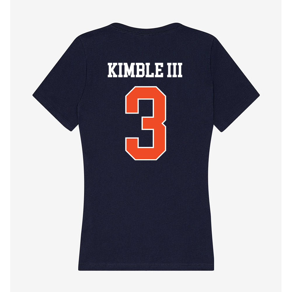 Auburn - NCAA Men's Basketball : George Kimble III - Classic Shersey Women's V-Neck T-Shirt-1