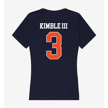 Auburn - NCAA Men's Basketball : George Kimble III - Classic Shersey Women's V-Neck T-Shirt-1