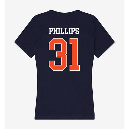 Auburn - NCAA Football : Joseph Phillips - Classic Shersey Women's V-Neck T-Shirt-1