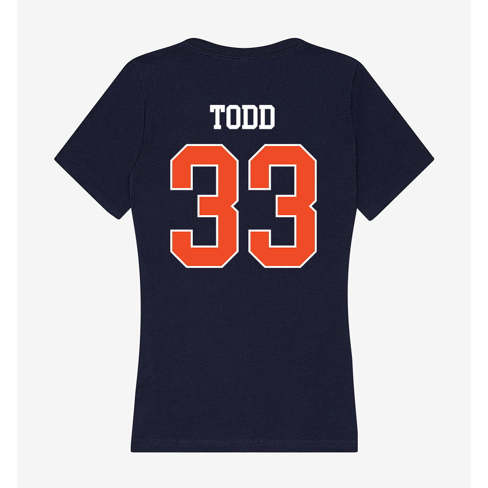 Auburn - NCAA Football : Kamari Todd - Classic Shersey Women's V-Neck T-Shirt-1