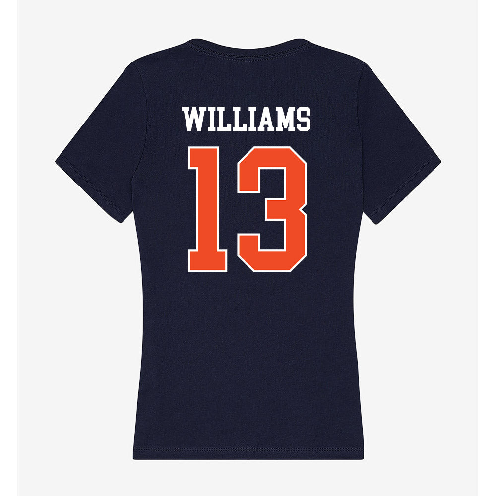 Auburn - NCAA Men's Basketball : Corey Williams - Classic Shersey Women's V-Neck T-Shirt-1