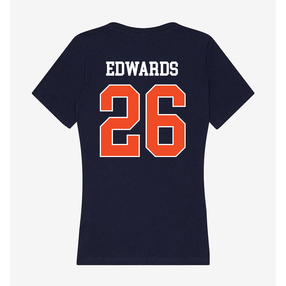 Auburn - NCAA Women's Soccer : Emily Edwards - Classic Shersey Women's V-Neck T-Shirt-1