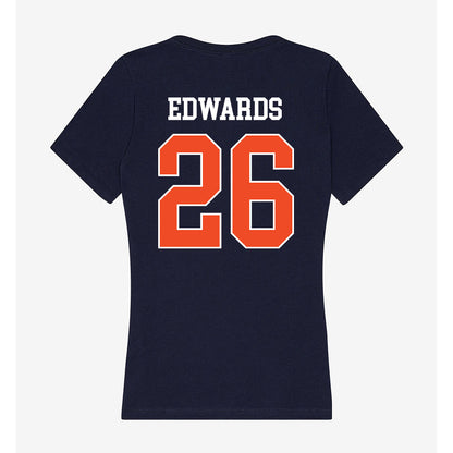 Auburn - NCAA Women's Soccer : Emily Edwards - Classic Shersey Women's V-Neck T-Shirt-1