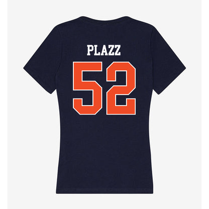 Auburn - NCAA Football : Deryc Plazz - Classic Shersey Women's V-Neck T-Shirt-1
