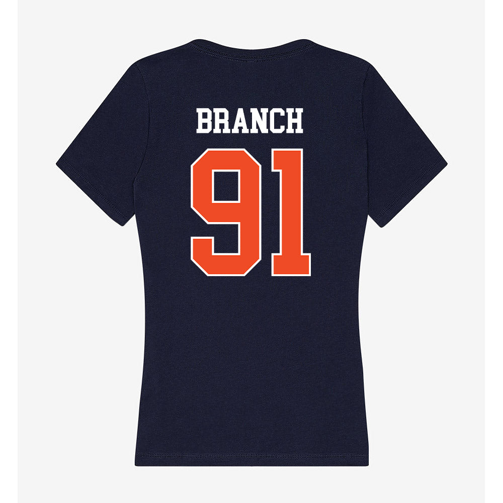 Auburn - NCAA Football : Tavian Branch - Classic Shersey Women's V-Neck T-Shirt-1