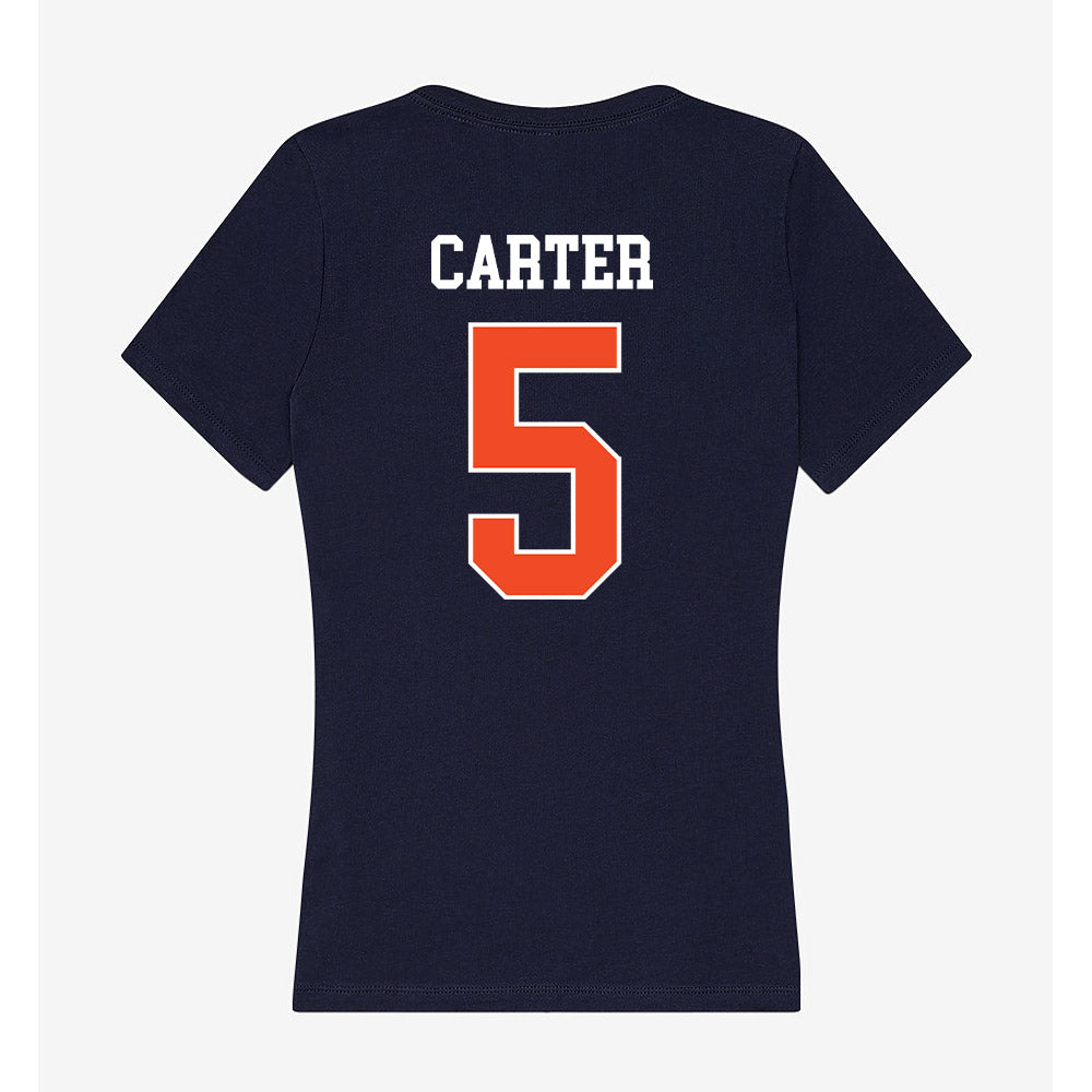 Auburn - NCAA Baseball : Bristol Carter - Classic Shersey Women's V-Neck T-Shirt-1
