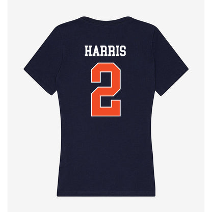 Auburn - NCAA Women's Basketball : Jamia Harris - Classic Shersey Women's V-Neck T-Shirt-1
