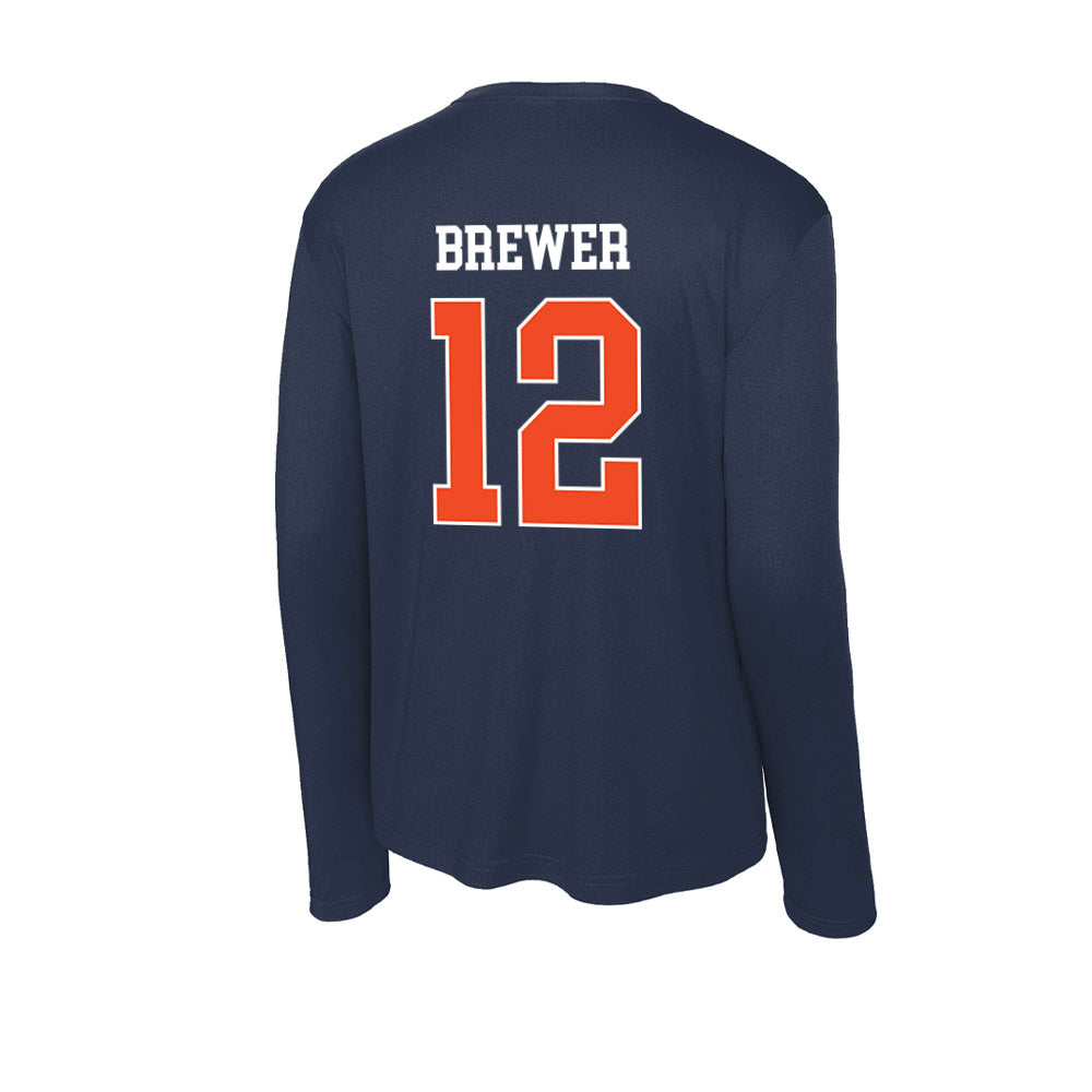 Auburn - NCAA Baseball : Garrett Brewer - Classic Shersey Activewear Long Sleeve T-Shirt-1