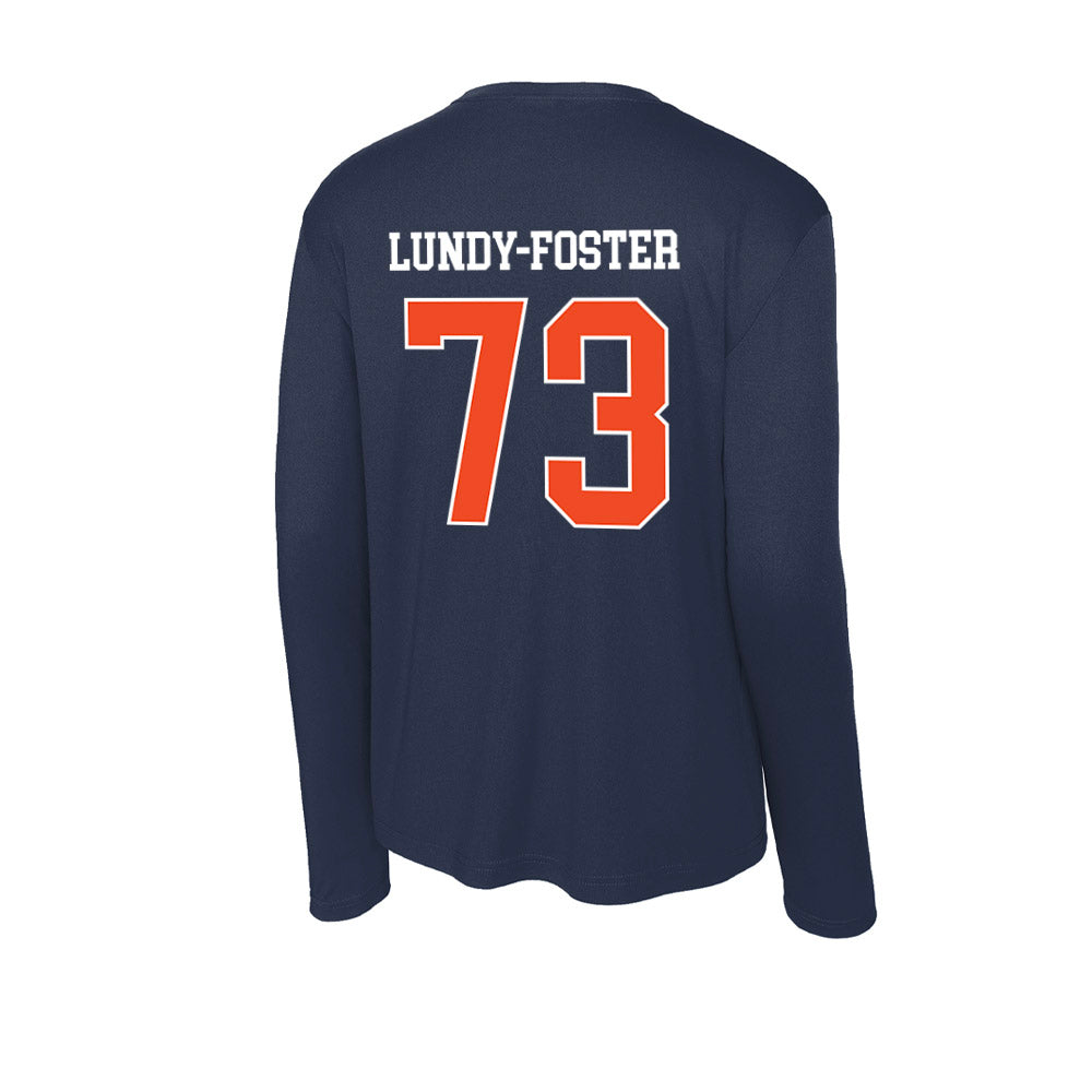 Auburn - NCAA Football : Mykall Lundy-Foster - Classic Shersey Activewear Long Sleeve T-Shirt-1
