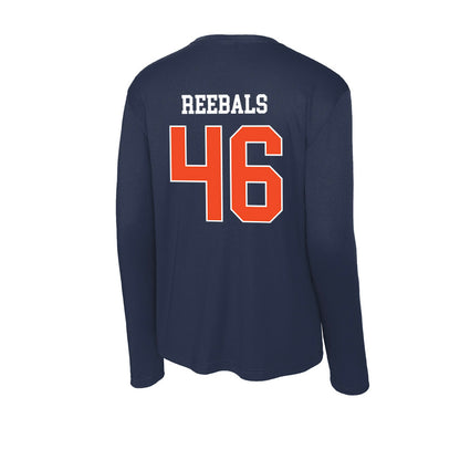 Auburn - NCAA Football : Grey Reebals - Classic Shersey Activewear Long Sleeve T-Shirt-1