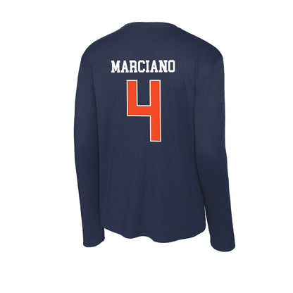 Auburn - NCAA Baseball : Jake Marciano - Classic Shersey Activewear Long Sleeve T-Shirt-1