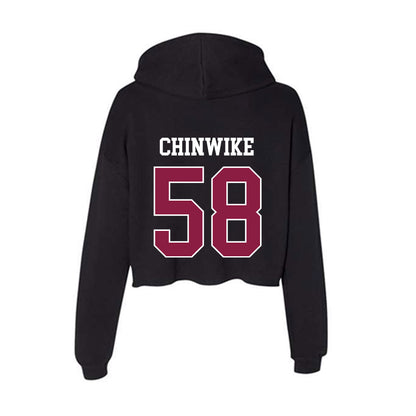 Virginia Tech - NCAA Football : Zeke Chinwike - Women's Crop Fleece Hoodie-1