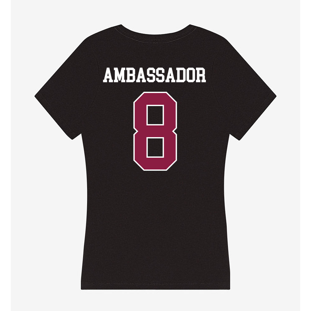 Virginia Tech - NCAA Men's Soccer : Test Ambassador - Women's V-Neck T-Shirt-1
