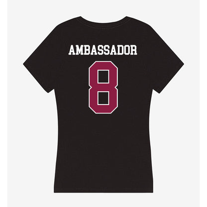 Virginia Tech - NCAA Men's Soccer : Test Ambassador - Women's V-Neck T-Shirt-1