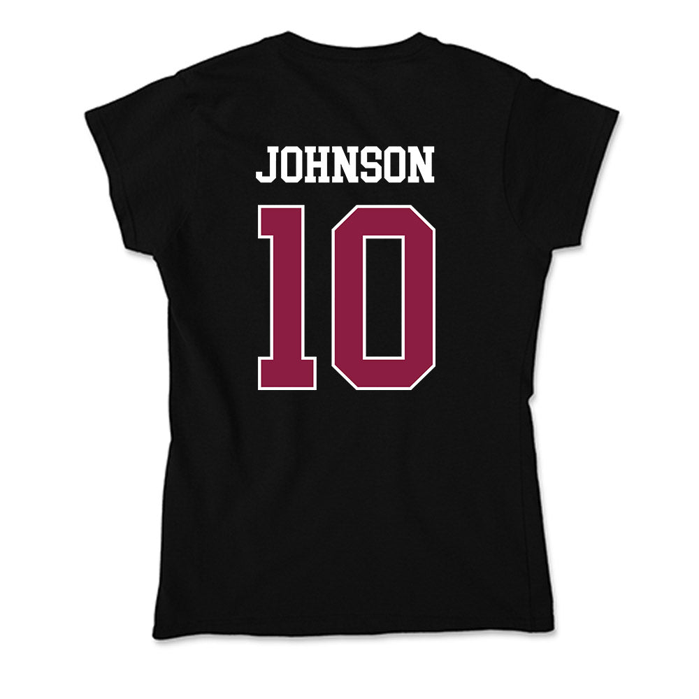 Virginia Tech - NCAA Men's Basketball : Tyler Johnson - Soft Style Women’s T-Shirt-1