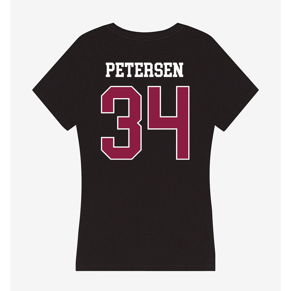 Virginia Tech - NCAA Women's Basketball : Kayl Petersen - Women's V-Neck T-Shirt-1