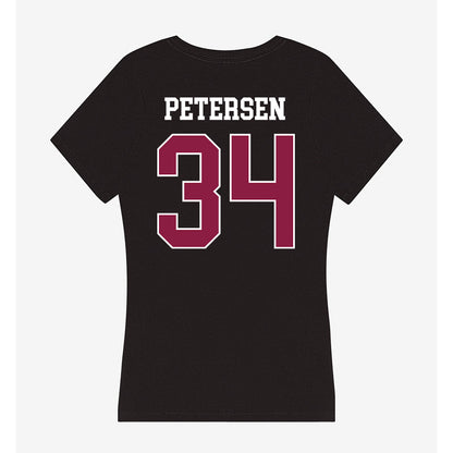 Virginia Tech - NCAA Women's Basketball : Kayl Petersen - Women's V-Neck T-Shirt-1