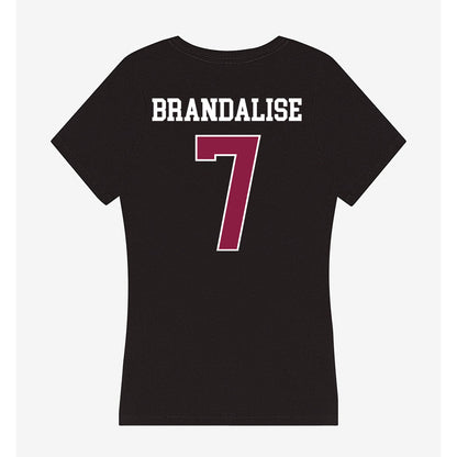 Virginia Tech - NCAA Women's Volleyball : Camilla Brandalise - Women's V-Neck T-Shirt-1