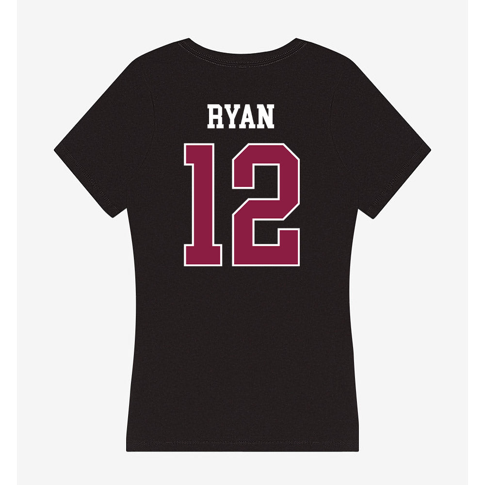 Virginia Tech - NCAA Football : Kelden Ryan - Women's V-Neck T-Shirt-1