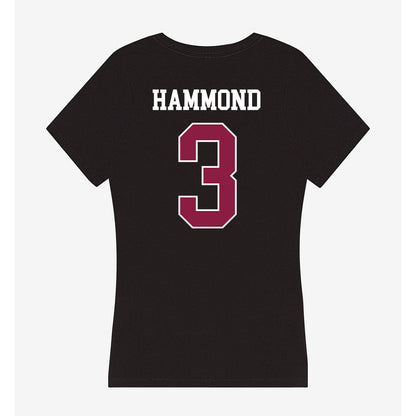 Virginia Tech - NCAA Men's Basketball : Ben Hammond - Women's V-Neck T-Shirt-1