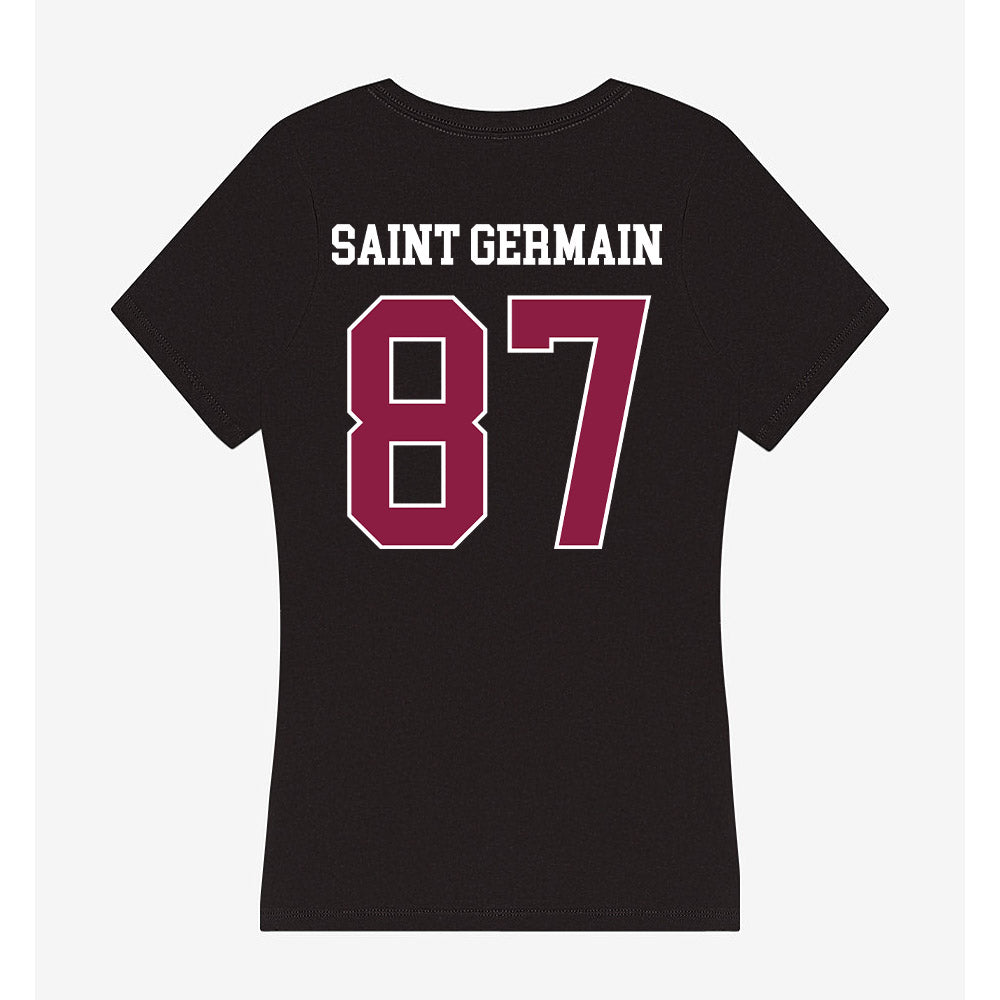 Virginia Tech - NCAA Football : Harrison Saint Germain - Women's V-Neck T-Shirt-1
