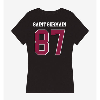 Virginia Tech - NCAA Football : Harrison Saint Germain - Women's V-Neck T-Shirt-1