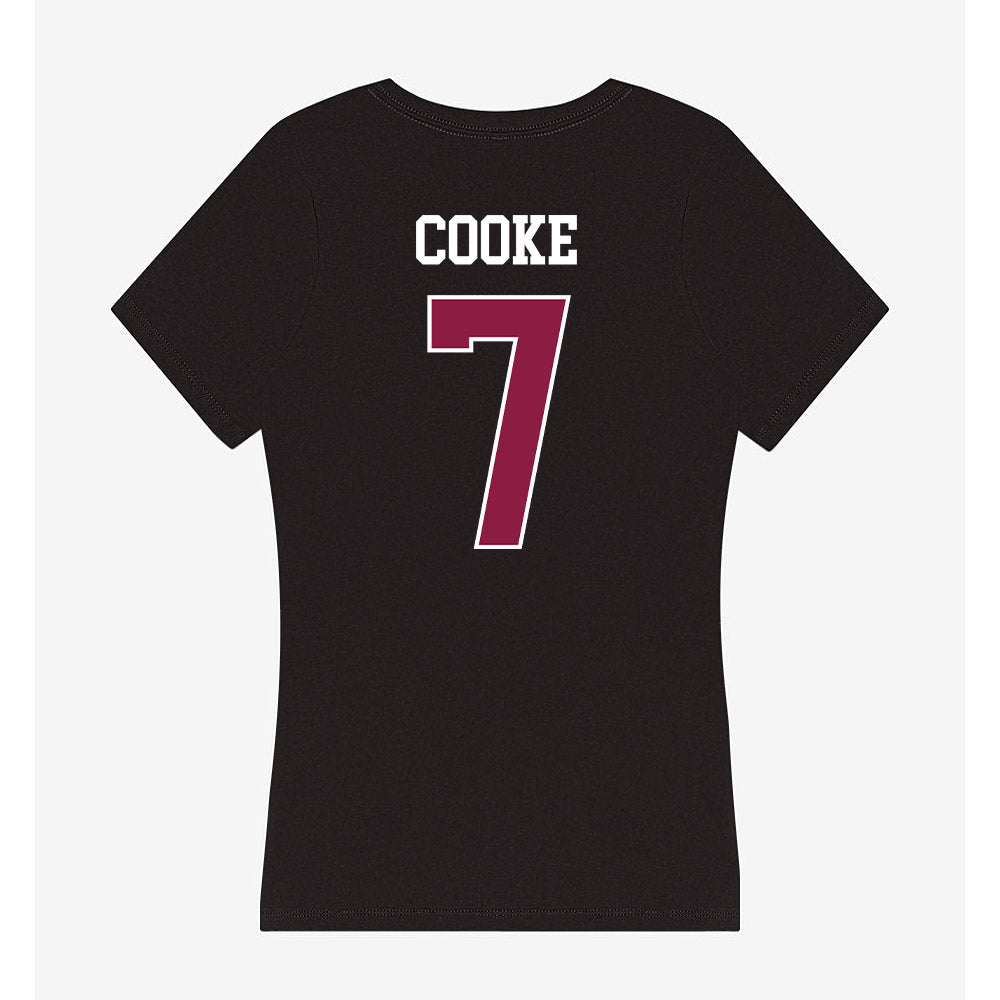 Virginia Tech - NCAA Baseball : Henry Cooke - Women's V-Neck T-Shirt-1
