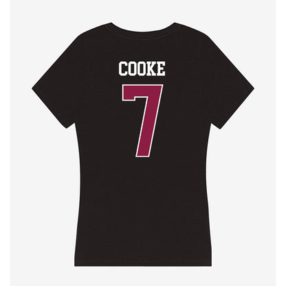 Virginia Tech - NCAA Baseball : Henry Cooke - Women's V-Neck T-Shirt-1