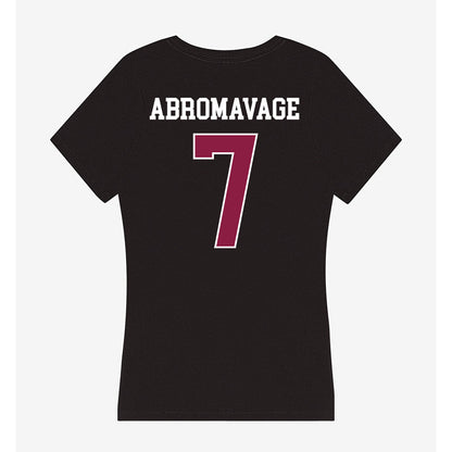 Virginia Tech - NCAA Softball : Nora Abromavage - Women's V-Neck T-Shirt-1