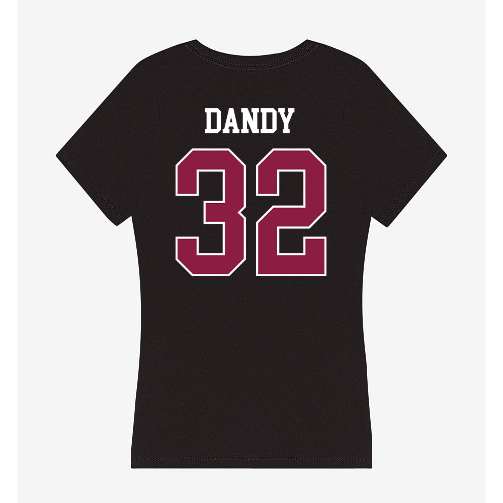 Virginia Tech - NCAA Football : Deric Dandy - Women's V-Neck T-Shirt-1