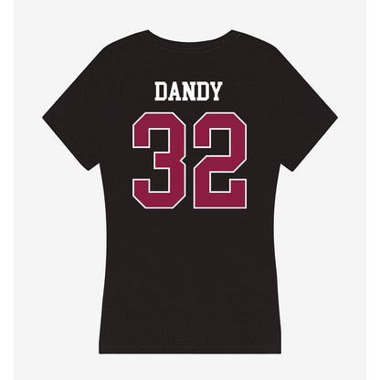 Virginia Tech - NCAA Football : Deric Dandy - Women's V-Neck T-Shirt-1