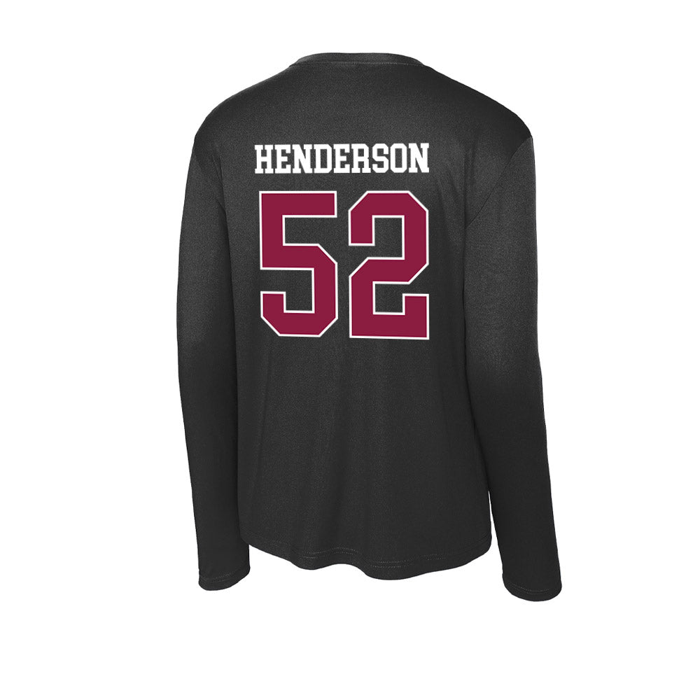 Virginia Tech - NCAA Football : Sherrod Henderson - Activewear Long Sleeve T-Shirt-1