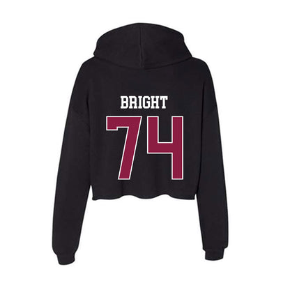 Virginia Tech - NCAA Football : Marlen Bright - Women's Crop Fleece Hooded Sweatshirt-1