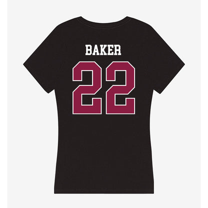 Virginia Tech - NCAA Football : Bryce Baker - Women's V-Neck T-Shirt-1