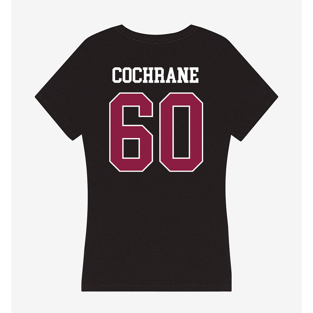 Virginia Tech - NCAA Football : Maddox Cochrane - Women's V-Neck T-Shirt-1