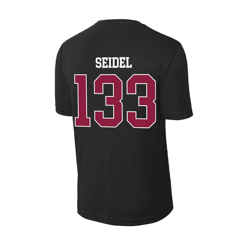 Virginia Tech - NCAA Wrestling : Aaron Seidel - Activewear T-Shirt-1